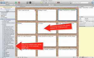 Scrivener tutorial